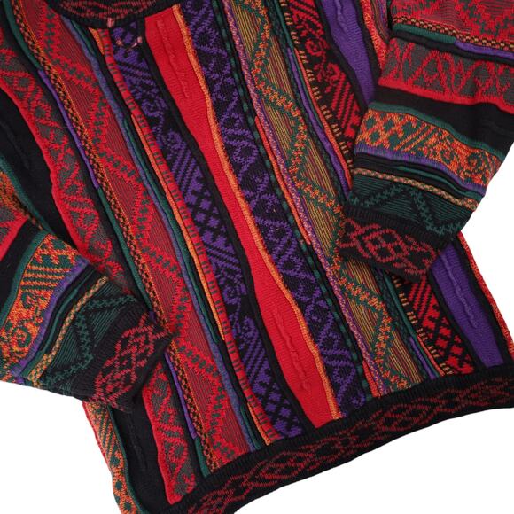 Vintage Croft & Barrow Vibrant Textured Knit Sweater - Picture 3 of 6